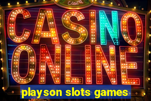 playson slots games