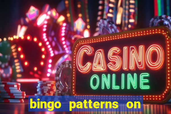 bingo patterns on slot machines