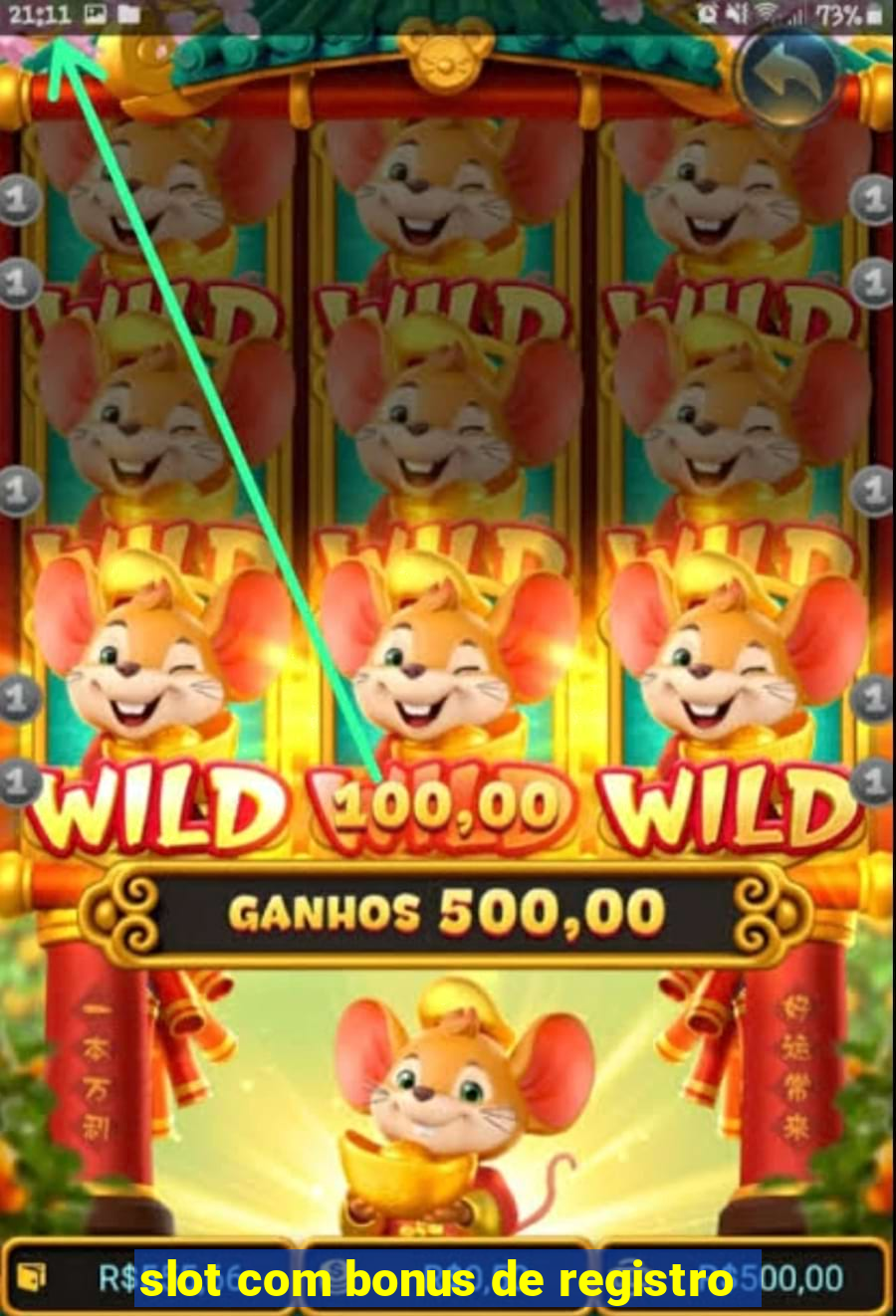 slot com bonus de registro