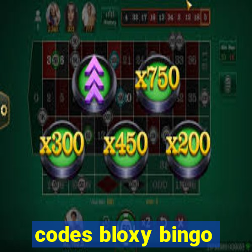 codes bloxy bingo