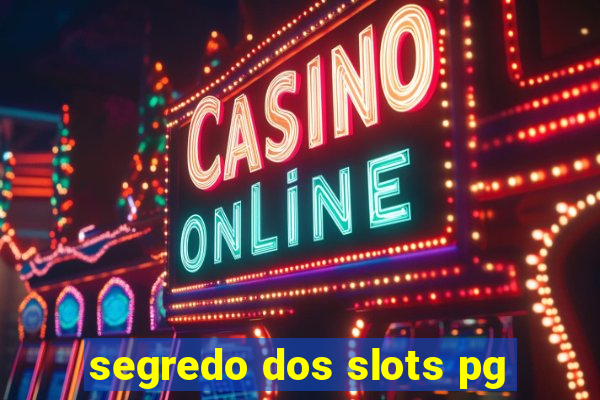 segredo dos slots pg