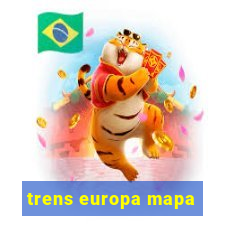 trens europa mapa