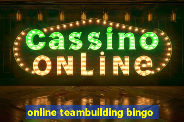 online teambuilding bingo