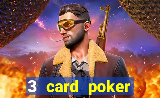 3 card poker casino odds