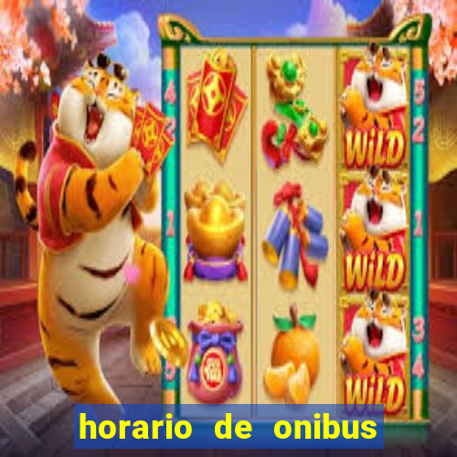 horario de onibus santos dumont x juiz de fora