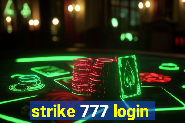 strike 777 login