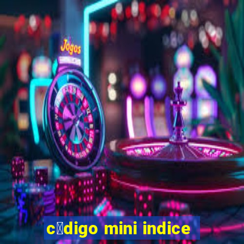 c贸digo mini indice