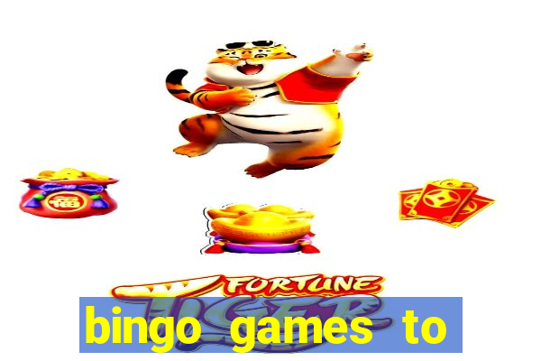 bingo games to play for free