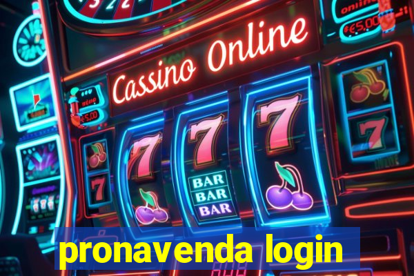 pronavenda login