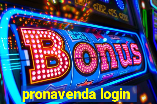 pronavenda login