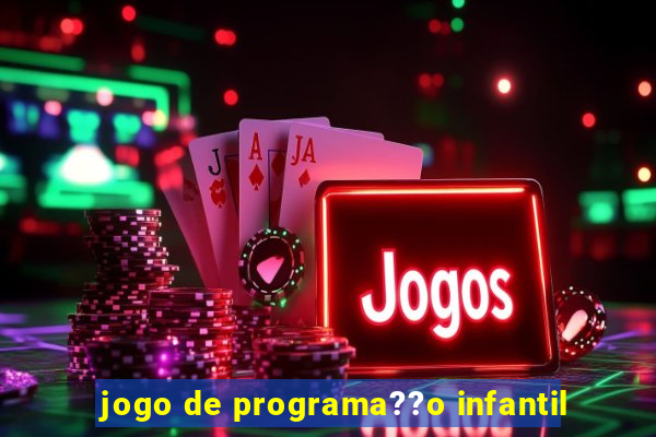 jogo de programa??o infantil