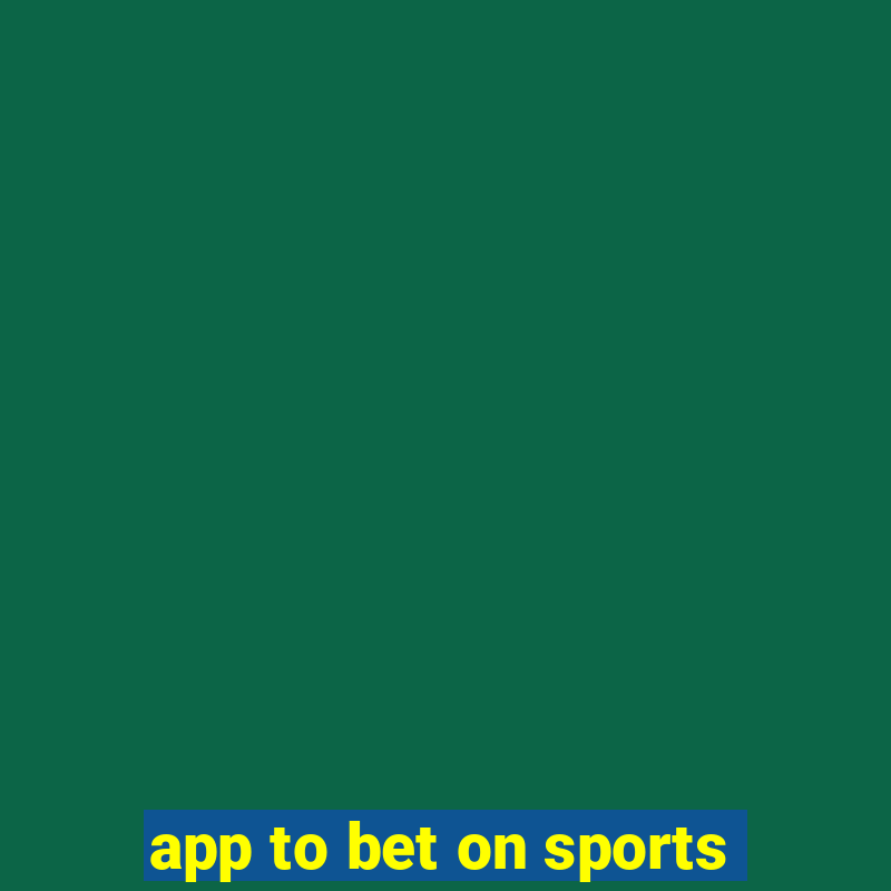 app to bet on sports