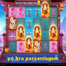 po bra porcentagem