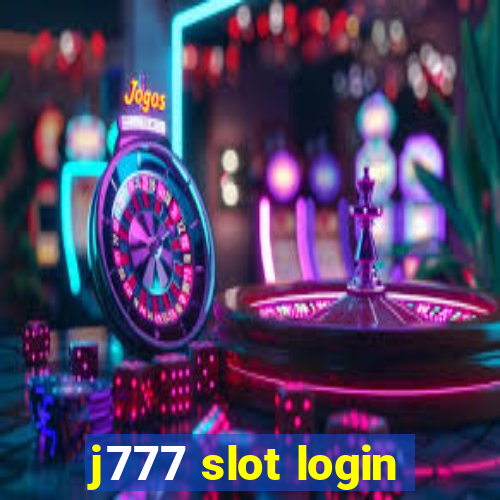 j777 slot login