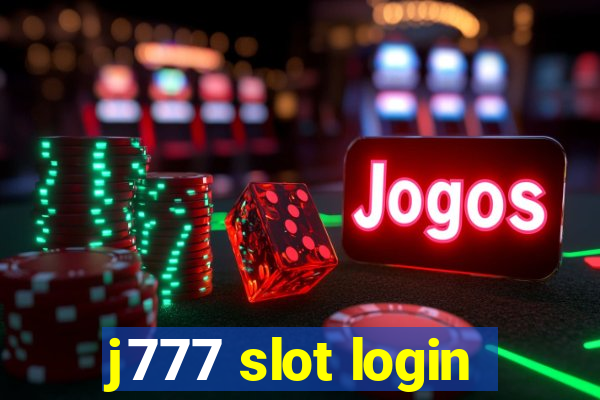 j777 slot login