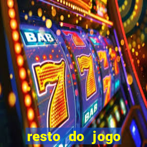 resto do jogo placar atual