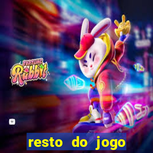 resto do jogo placar atual