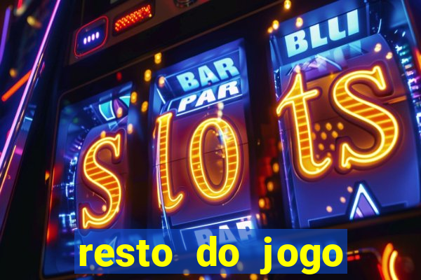 resto do jogo placar atual