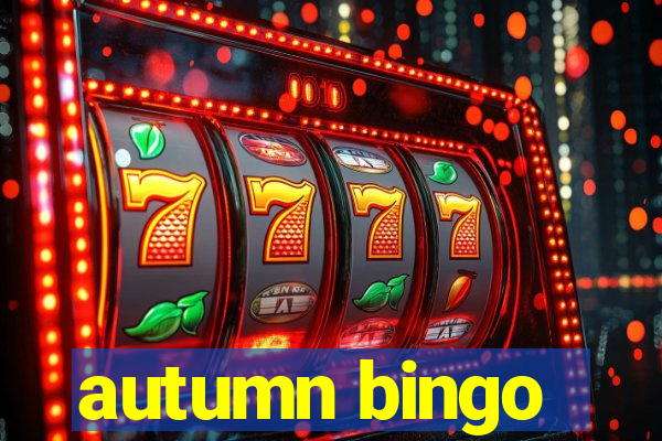 autumn bingo