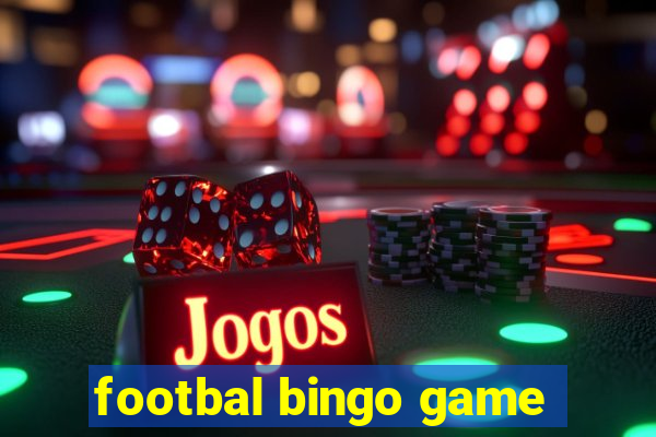 footbal bingo game