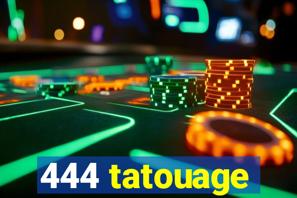 444 tatouage