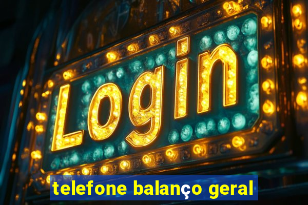 telefone balanço geral