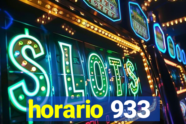 horario 933