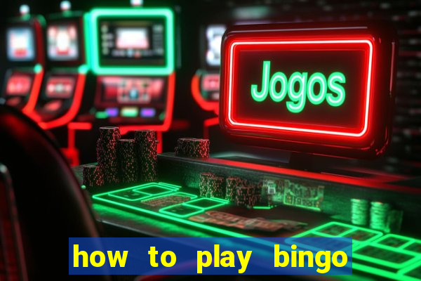 how to play bingo for money