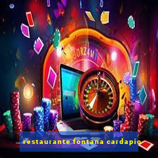 restaurante fontana cardapio