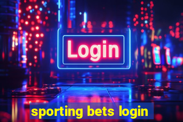 sporting bets login