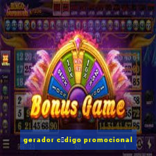 gerador c贸digo promocional