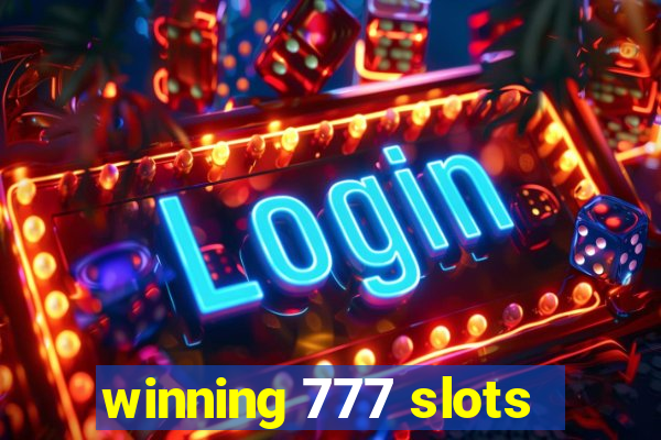 winning 777 slots