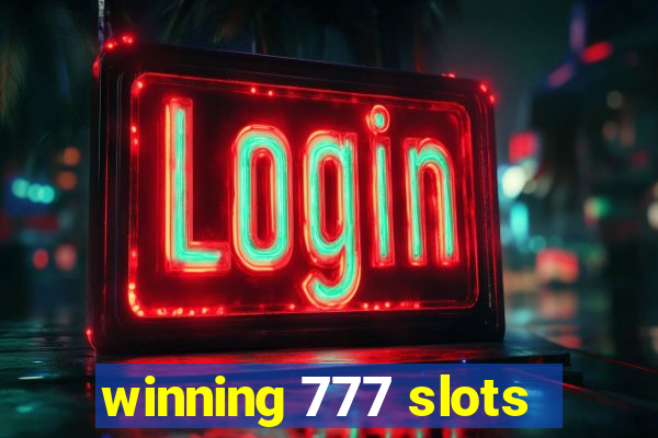 winning 777 slots