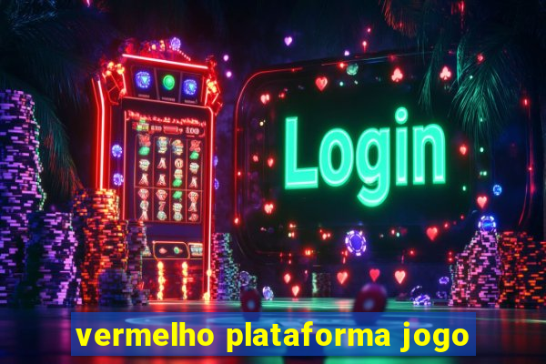 vermelho plataforma jogo