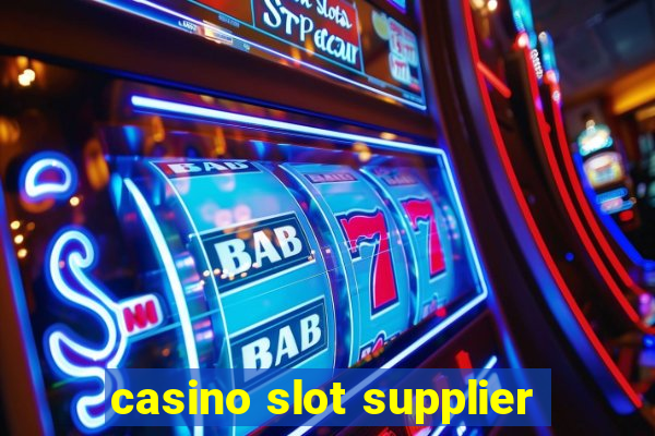 casino slot supplier