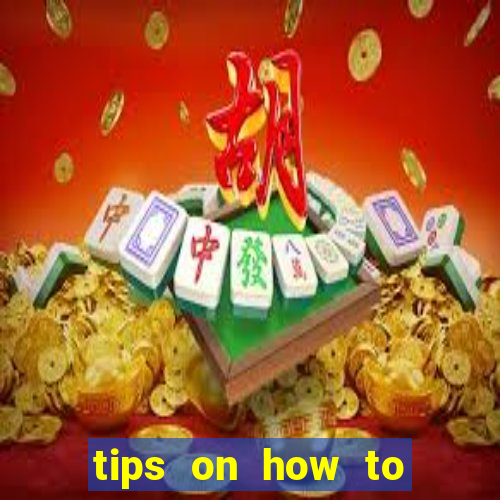 tips on how to win playing slot machines