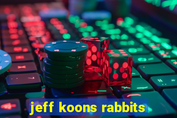 jeff koons rabbits