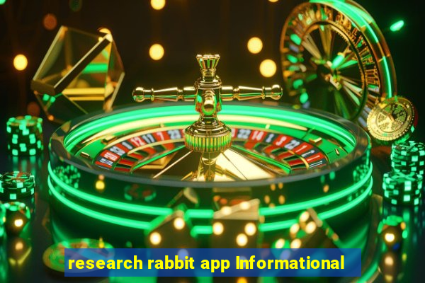 research rabbit app Informational