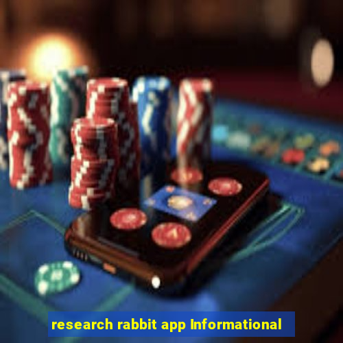 research rabbit app Informational