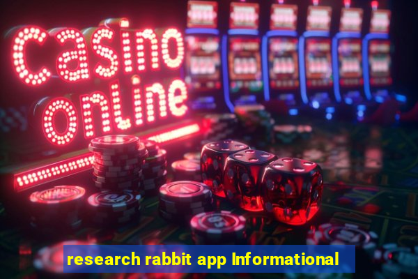 research rabbit app Informational