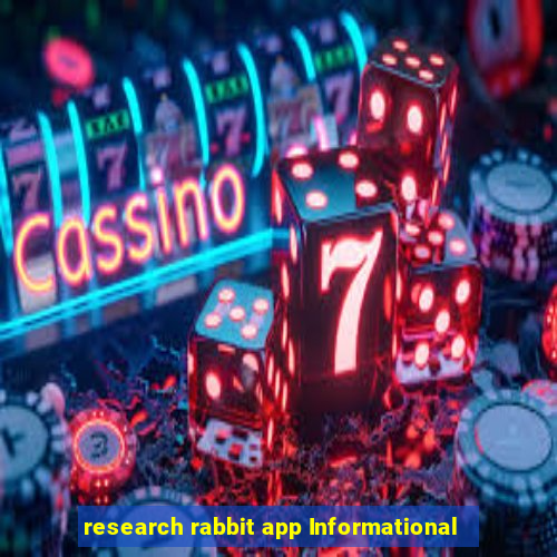 research rabbit app Informational