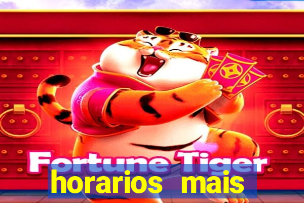 horarios mais pagantes fortune tiger