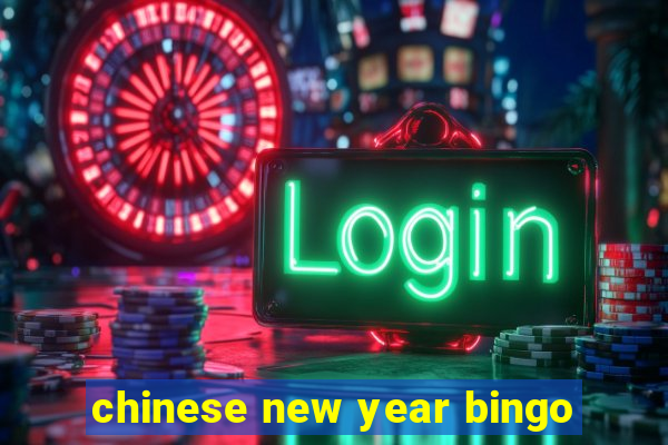 chinese new year bingo