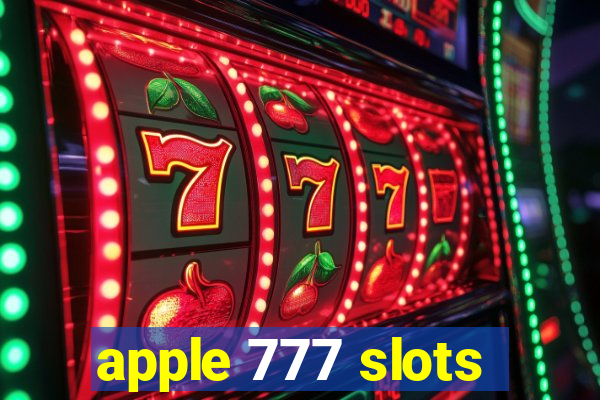 apple 777 slots