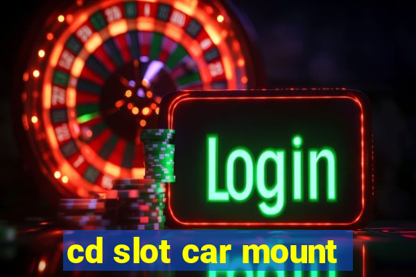 cd slot car mount