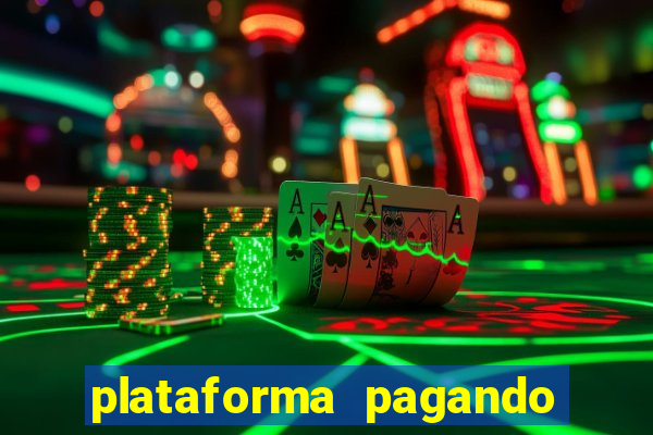 plataforma pagando no cadastro slots