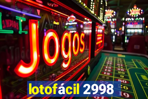 lotofácil 2998