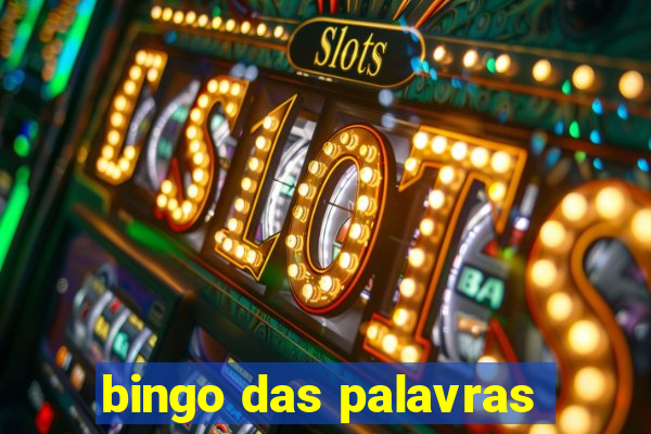 bingo das palavras