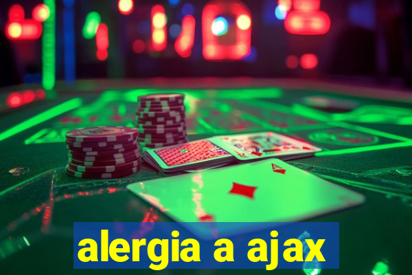 alergia a ajax