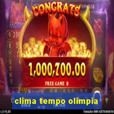 clima tempo olimpia